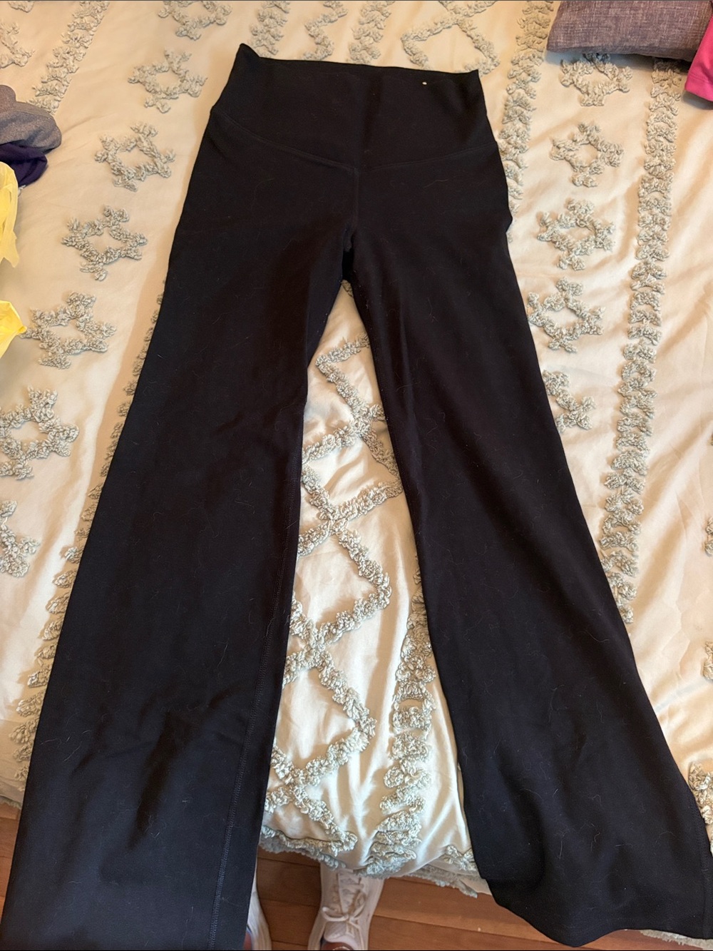 Old Navy Black extra high rise slim boot cut pants